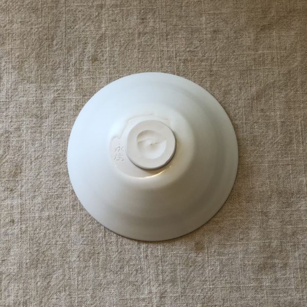 出石燒｜白瓷雕紋茶碗 出石燒, 白瓷, 白磁, 永澤永信, 日本茶碗, 手作茶碗, 白瓷雕紋, 茶道具, 茶碗收藏, 一番茶棧