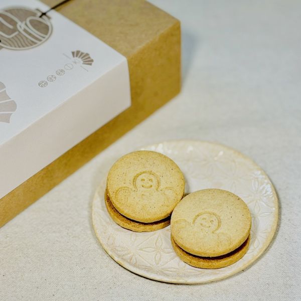 12月限定  薑薑Q餅 夾心餅乾,牛軋餅,淡水,牛軋糖,法式牛軋糖,伴手禮,過年送禮,台灣特色名產,軟糖,巧克力餅乾,茶餅乾,茶菓子,手工餅乾