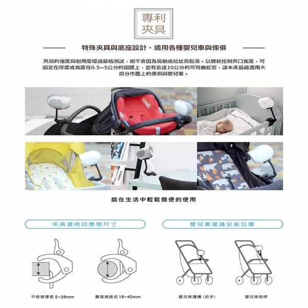 Honeywell BabyAir 嬰兒車用戶外空氣清淨機-濾芯 空氣清淨機 嬰兒車  過濾 細菌 室外空氣 好空氣 H12 HEPA 水霧加濕 夾具 鋰電池