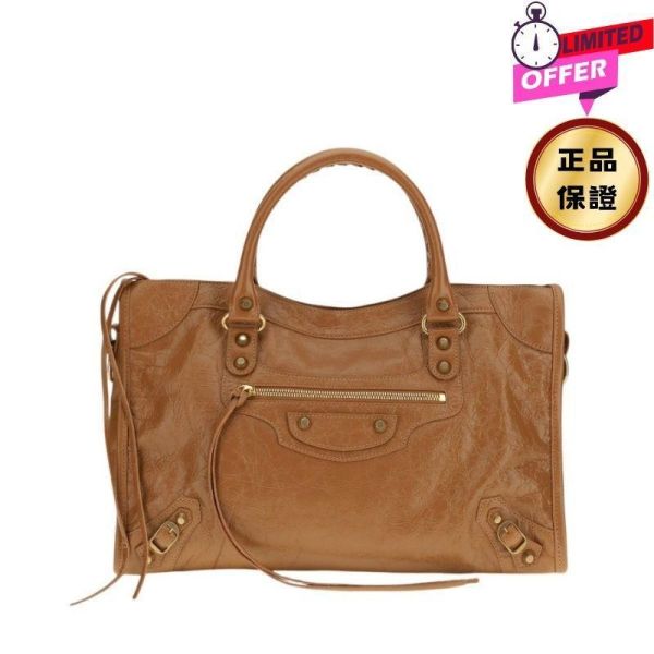 Balenciaga 823058 Le City 小羊皮中款機車包  駝色金釦 Balenciaga,Le City Medium,Arena羊皮,Camel手袋,義大利製造