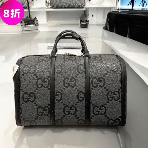 Gucci 725282 粒面小牛皮 雙G 壓紋小款波士頓旅行包  鉛筆灰 Gucci, Gucci 旅行包, Gucci 超級雙G包, Gucci 雙G壓紋, Gucci 黑色旅行包, 精品旅行包, Gucci 商務包, Gucci 健身包, Gucci 28L 旅行包, Gucci 出差包, MacBook 16 吋可放包款, A4 可放包款, 精品包款推薦, Gucci 包款價格, 平行輸入, 精品平行輸入, 100% 真品, 專櫃真品保證, 精品折扣, 優惠精品價