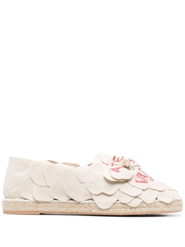 Valentino 女款 Atelier 3D 花瓣貼花麻底鞋    IT 36/36.5/37 
