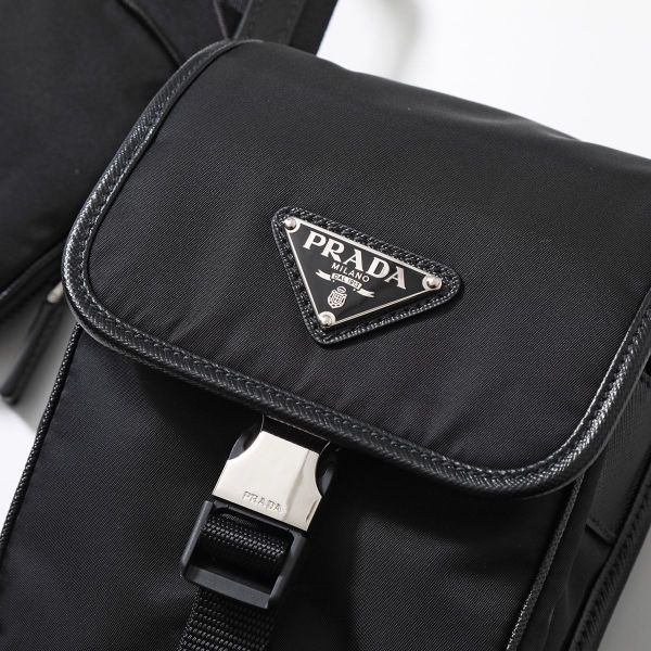 Prada 2VD043 Re-Nylon 及 Saffiano 手機隨身包  附掛包 PRADA