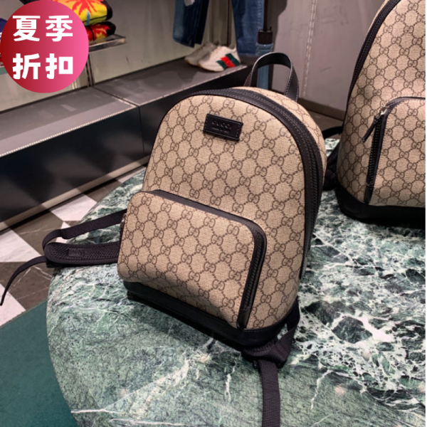 Gucci 429020 中性款 GG 經典印花小款後背包 Gucci GG後背包,中性背包,Gucci經典印花包,小款後背包