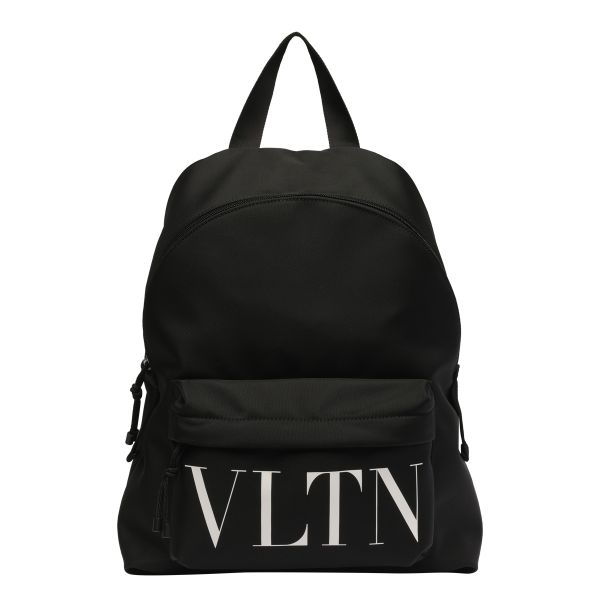Valentino 男款VLTN 尼龍背包  黑色 