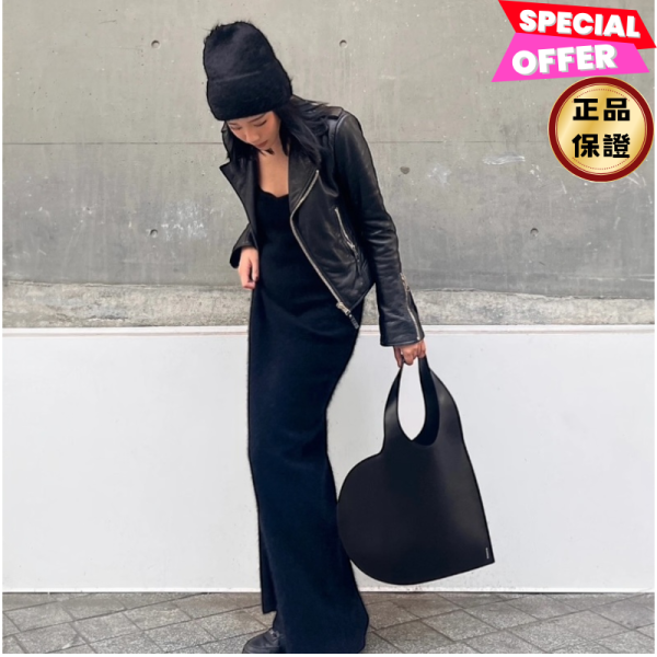 Coperni 法國小眾品牌柔軟小牛皮 Heart 愛心托特包  黑色 Heart Tote, 義大利製造, 柔軟皮革, 心形設計, 銀箔Coperni, 時尚單品