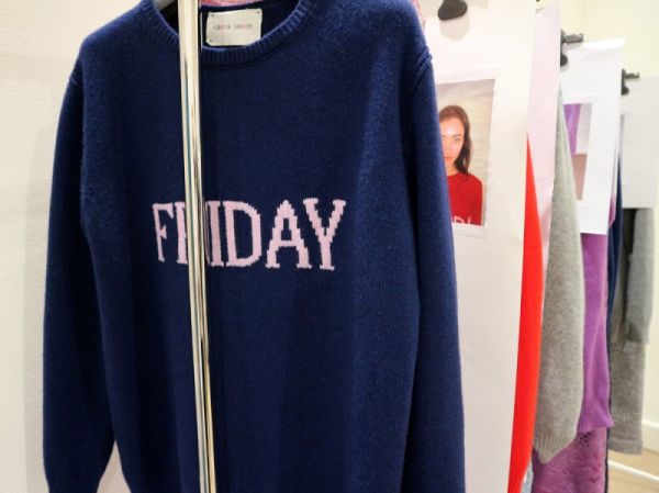 Alberta Ferretti 小日子系列Friday Virgin wool 與喀什米爾cashmere混紡針織毛衣上衣 IT44/M 