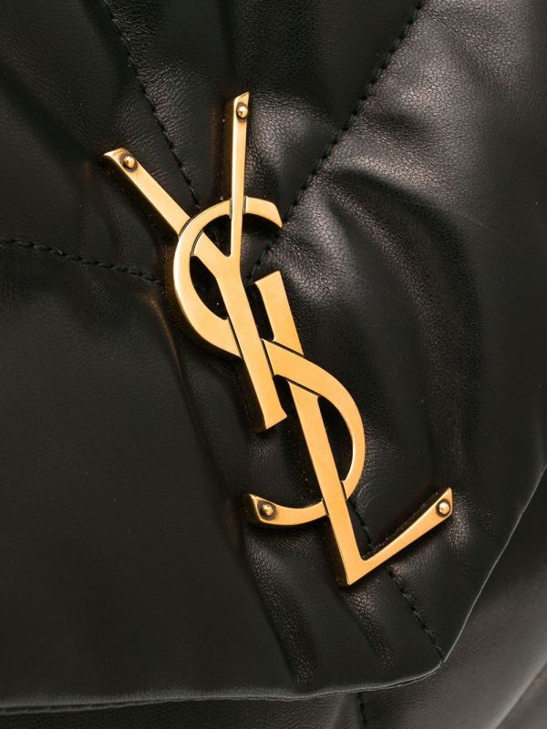 Saint Laurent YSL 577475 中款 Lou Lou Puffer 小羊皮金鍊包   黑色 Saint Laurent YSL 577475 中款 Lou Lou Puffer 小羊皮金鍊包

 黑色