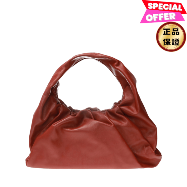 Bottega Veneta 610524 柔軟小牛皮Jodie 牛角包  酒紅色 Bottega Veneta肩背包, 小牛皮大容量包, Bottega真品包推薦, Jodie包, 義大利精品肩背包, 通勤皮革包, 精品大包推薦, 精品平行輸入, 100%真品保證, 時尚百搭大包