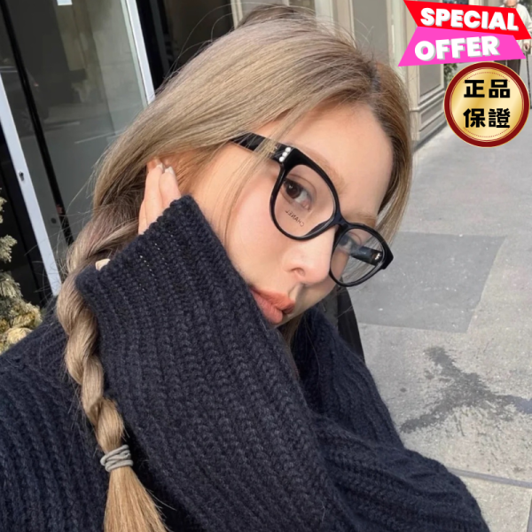 Chanel 3440H Butterfly 珍珠裝飾平光眼鏡鏡框  黑金/珍珠飾邊 Chanel, 眼鏡, Butterfly, 蝴蝶框, 黑金珍珠, 義大利製造