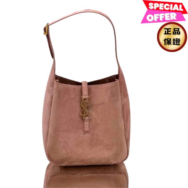 Saint Laurent 713938 YSL LE 5 A 7小型柔軟麂皮包    玫瑰色 LE 5 À 7 肩背包, 經典小型包, 麂皮飾片包, BARELY PINK 包, 義大利手工包, 時尚手袋, 優雅設計