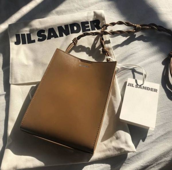Jil Sander 小款 Tangle 編織肩帶單肩包 焦糖駝色 100%專櫃真品 台北市可面交 買手選品店 精品女裝出清3折起