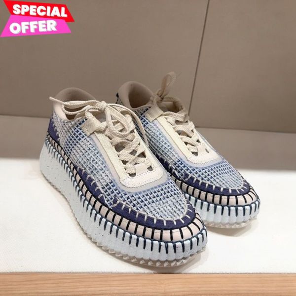 Chloe Nama 對比色多彩環保運動鞋 藍色調  EU 35/36/37/38 Chloé, Nama 運動鞋, 厚底運動鞋, 增高運動鞋, 環保鞋款, Chloé 厚底鞋, 精品運動鞋, 永續時尚鞋款, 環保運動鞋, Chloé 鞋款推薦, 精品鞋推薦, 精品鞋評價, 精品鞋價格, 平行輸入, 精品平行輸入, 100% 真品, 專櫃真品保證, 精品折扣, 優惠精品價格, 限時優惠, 快速配送, 台灣精品代購, 精品鞋款哪裡買, 精品鞋專櫃價格