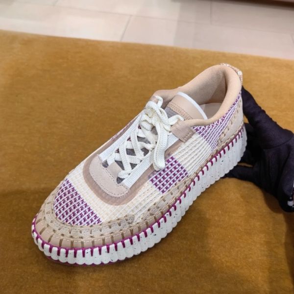 Chloé Nama 對比色多彩環保運動鞋  米色/櫻桃紅  EU 35/37 Chloé, Nama 運動鞋, 厚底運動鞋, 增高運動鞋, 環保鞋款, Chloé 厚底鞋, 精品運動鞋, 永續時尚鞋款, 環保運動鞋, Chloé 鞋款推薦, 精品鞋推薦, 精品鞋評價, 精品鞋價格, 平行輸入, 精品平行輸入, 100% 真品, 專櫃真品保證, 精品折扣, 優惠精品價格, 限時優惠, 快速配送, 台灣精品代購, 精品鞋款哪裡買, 精品鞋專櫃價格