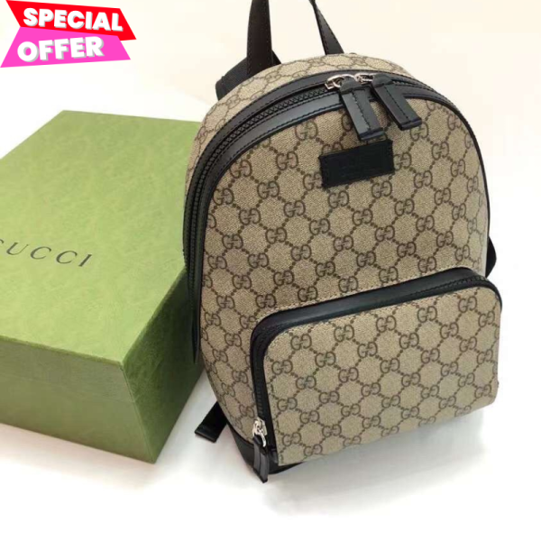 Gucci 429020 中性款 GG 經典印花小款後背包 Gucci GG後背包,中性背包,Gucci經典印花包,小款後背包