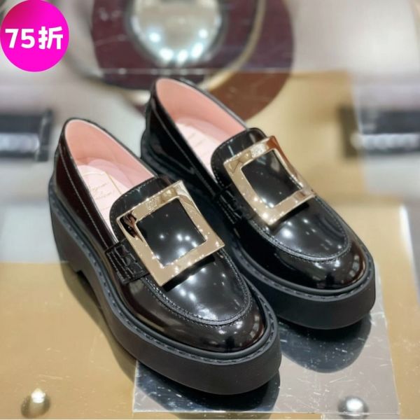 Roger Vivier 女款 Viv Rangers 方釦厚底樂福鞋  增高5公分 黑色  IT 35/35.5/36/36.5/37/37.5/38/39 Roger Vivier、Viv' Rangers、RV鞋款價格、RV鞋子專櫃、RV鞋款評價、RV鞋子尺寸、RV專櫃位置、RV真品鑑定、樂福鞋、厚底鞋、水鑽鞋、精品鞋款、精品鞋子推薦、樂福鞋推薦、實用鞋款推薦、精品鞋款評價、鞋款價格、平行輸入、精品平行輸入、100%真品、專櫃真品保證、精品折扣、優惠精品價格、限時優惠、快速配送、台灣精品代購、精品鞋款哪裡買、精品鞋子專櫃價格