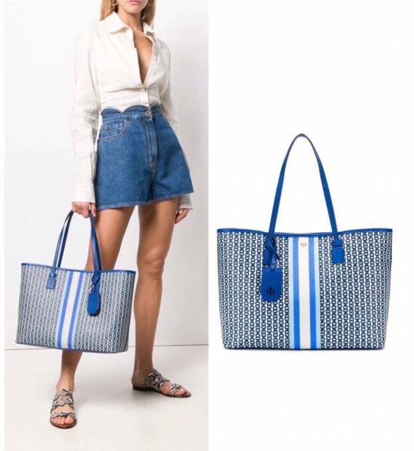 Tory Burch Gemini Link 大款托特包 藍色 