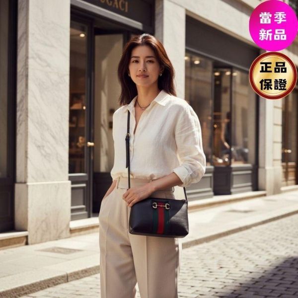 Gucci 867130 Horsebit Web 馬銜釦迷你肩背包   黑色 Gucci,Horsebit Web mini bag,黑色迷你包,馬銜扣包,義大利精品
