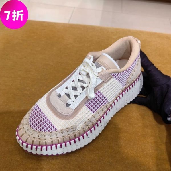 Chloé Nama 對比色多彩環保運動鞋  米色/櫻桃紅  EU 35/36/37/38 Chloé, Nama 運動鞋, 厚底運動鞋, 增高運動鞋, 環保鞋款, Chloé 厚底鞋, 精品運動鞋, 永續時尚鞋款, 環保運動鞋, Chloé 鞋款推薦, 精品鞋推薦, 精品鞋評價, 精品鞋價格, 平行輸入, 精品平行輸入, 100% 真品, 專櫃真品保證, 精品折扣, 優惠精品價格, 限時優惠, 快速配送, 台灣精品代購, 精品鞋款哪裡買, 精品鞋專櫃價格