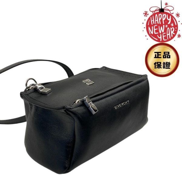 Givenchy Pandora 迷你山羊皮潘朵拉斜背包 黑色 Givenchy, Pandora, Mini Pandora, 斜背包, 山羊皮, 黑色
