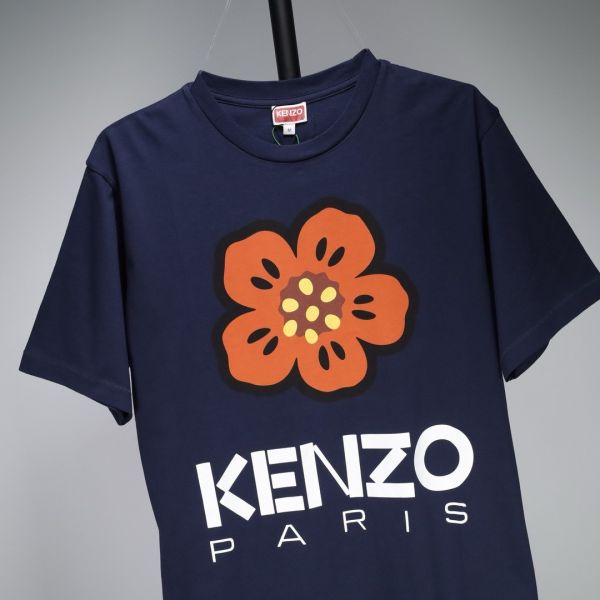 Kenzo 男款 Boke Flower 圓領短袖棉T上衣  S/M/L/XL/XXL  午夜藍 Kenzo 男款 Boke Flower 圓領短袖棉T上衣  S/M/L/XL/XXL  午夜藍