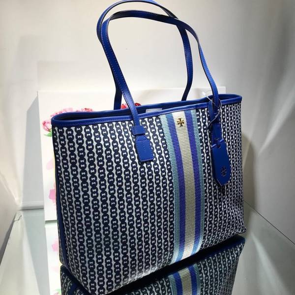 Tory Burch Gemini Link 大款托特包 藍色 