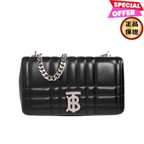 Burberry  80595101 小款 羔羊皮 Lola 蘿納包    黑色 Burberry, 80595101, Lola蘿納包, 絎縫皮革, 義大利製造, 羔羊皮, 時尚單品