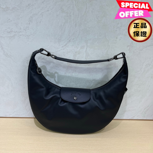 Longchamp10338 Le pliage Xtra 肩背包 黑色 Longchamp、Le Pliage Xtra、肩背包、牛皮包