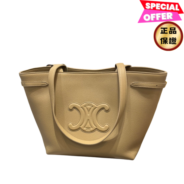 Celine 118233 小款粒面小牛皮 Anaïs Cabas 托特包    卡布奇諾拿鐵色 Celine、Anaïs、托特包、小牛皮包、肩背包、精品包包、平行輸入、精品平行輸入、100%真品、專櫃真品保證、精品折扣、優惠精品價格、限時優惠、快速配送、台灣精品代購