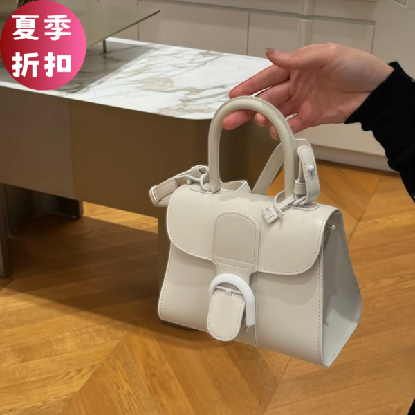 Delvaux 迷你 Box 小牛皮 Brillant 包  白色 Delvaux 迷你 Box 小牛皮 Brillant 包  白色