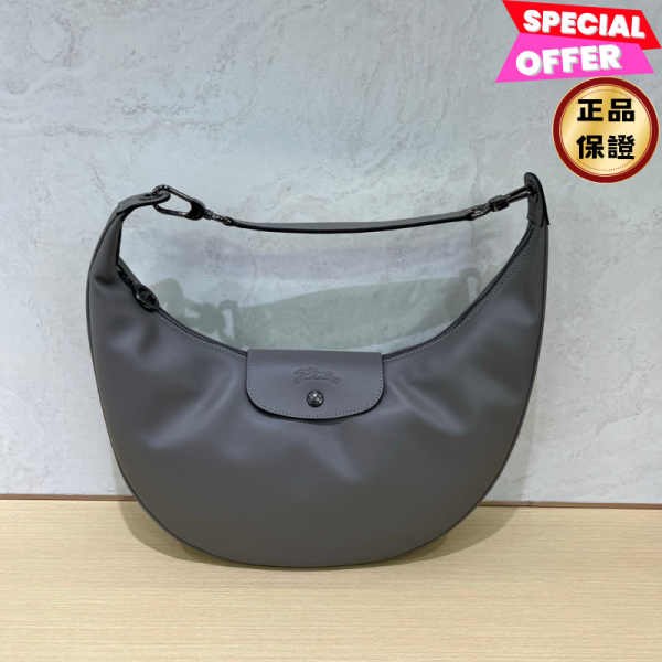 Longchamp10338 Le pliage Xtra 肩背包 斑鳩灰 Longchamp、Le Pliage Xtra、肩背包、牛皮包