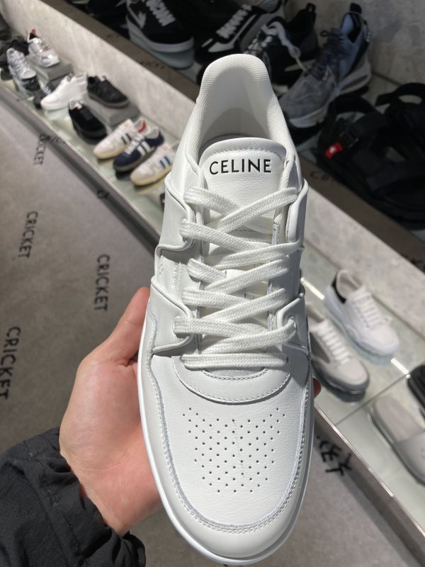 Celine 男款小牛皮CT-04 Tranier 低筒繫帶運動鞋    白色    IT 39/40/41/42 Celine 男款小牛皮CT-04 Tranier 低筒繫帶運動鞋    白色    IT 39/40/41/42