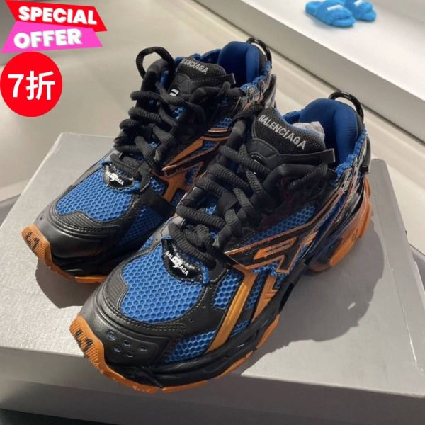 Balenciaga 677403 男款 Runner Trainers 網眼和尼龍運動鞋    藍色/橘色    IT 40/41/43 Balenciaga 677403 男款 Runner Trainers 網眼和尼龍運動鞋



藍色/橘色