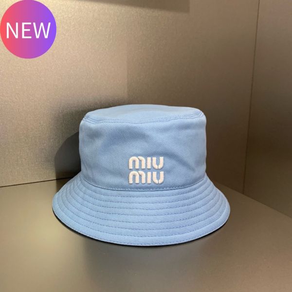 Miu Miu 女款 5HC196 斜紋布漁夫帽    馬卡龍藍色    S/M/L Miu Miu 女款 5HC196 斜紋布漁夫帽



天藍色