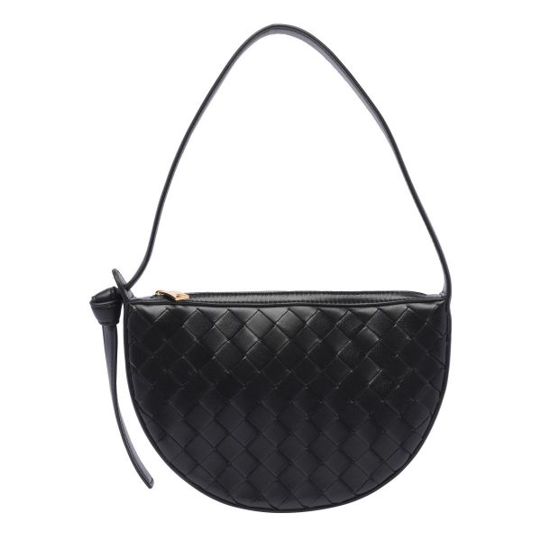 Bottega Veneta 763747 迷你 Sunrise 包    黑色 