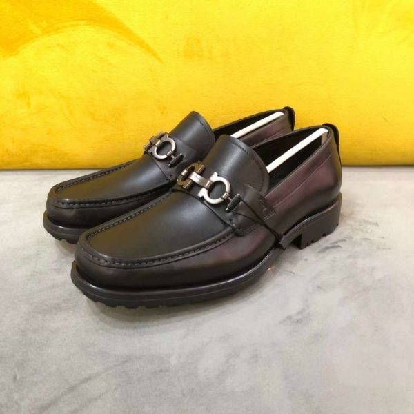 Salvatore Ferragamo 男款 David 紳士樂福鞋 黑色  US5/5.5/6/6.5/7/7.5/8/8.5 