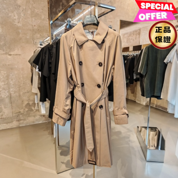 Max Mara The Cube Trench Midi 雙排扣防潑水中長風衣 駝色 DE34/36/38/40 Max Mara, Trench, The Cube, 防潑水風衣, 義大利製造