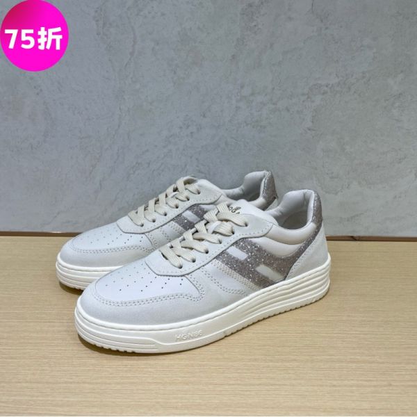 Hogan 女款 H630 麂皮拼接亮片4公分底運動鞋  EU35/36/37/38 Hogan、H630、麂皮運動鞋、亮片H標誌、拼接設計、義大利製奢侈品鞋履、記憶泡棉、輕量鞋底、精品運動鞋推薦、精品運動鞋評價、精品運動鞋價格、平行輸入、100%真品、專櫃真品保證、限時優惠、精品鞋履哪裡買