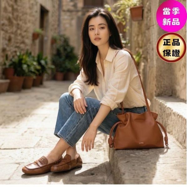 Miu Miu 5D341E Ruches 納帕軟皮樂福鞋  橡樹棕﻿  IT 36.5/37/37.5/38/38.5 Miu Miu, Ruches樂福鞋, 納帕軟皮, 小羊皮, 義大利製造, 時尚單品