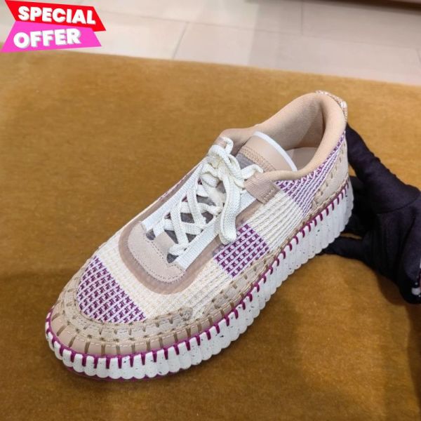 Chloé Nama 對比色多彩環保運動鞋  米色/櫻桃紅  EU 35/37 Chloé, Nama 運動鞋, 厚底運動鞋, 增高運動鞋, 環保鞋款, Chloé 厚底鞋, 精品運動鞋, 永續時尚鞋款, 環保運動鞋, Chloé 鞋款推薦, 精品鞋推薦, 精品鞋評價, 精品鞋價格, 平行輸入, 精品平行輸入, 100% 真品, 專櫃真品保證, 精品折扣, 優惠精品價格, 限時優惠, 快速配送, 台灣精品代購, 精品鞋款哪裡買, 精品鞋專櫃價格
