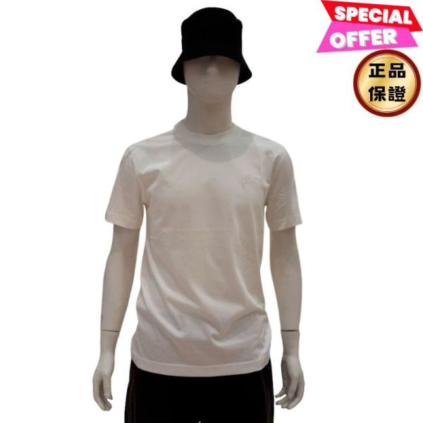Burberry 81024511 男款EKD 棉質短袖 T-shirt 上衣  畫布白  S/M/L/XL/XXL Burberry T-shirt、騎士標誌上衣、EKD 印花、Burberry 棉 T、精品男裝、限量 T-shirt、Burberry 白 T、英國精品、時尚短袖、潮流穿搭、100% 真品、專櫃正品保證、平行輸入精品、Burberry 限量系列
