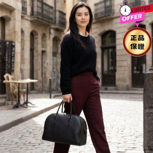 The Row India 12 牛皮 保齡球包  黑色 The Row, REGENT Crossbody, 斜背包, 納帕皮革, 黑色, 義大利製造