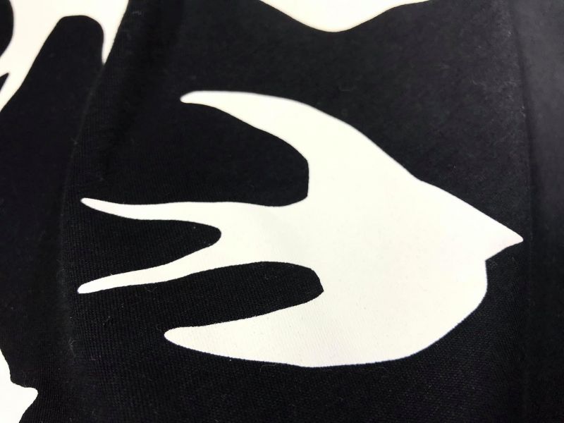 MCQ 女款棉及彈性混紡經典燕子圖紋T-shirt 洋裝   M/ L 