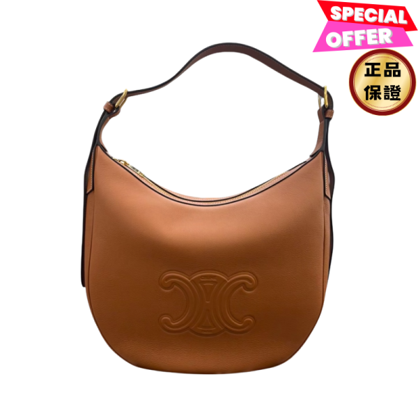 Celine 114713 中款 Heloise Cuir 凱旋門柔軟小牛皮包  棕褐色﻿ Celine, 114713, Heloise Cuir, 凱旋門柔軟小牛皮包, 義大利製造, 可調肩帶, 拉鍊開合, 時尚單品



純白