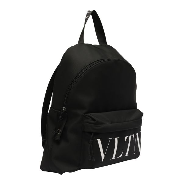 Valentino 男款VLTN 尼龍背包  黑色 