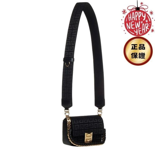 Givenchy 帆布4G 鍊帶小方包 黑色 Givenchy 4G,Givenchy 小包,Givenchy 鍊帶包,黑色精品包,義大利製造