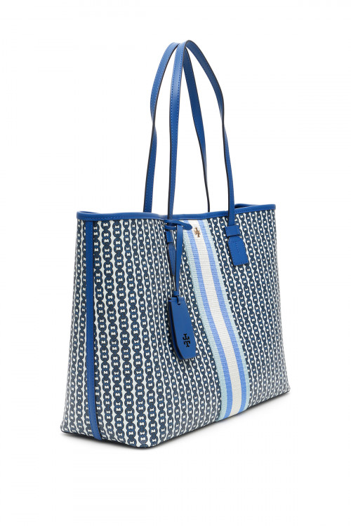Tory Burch Gemini Link 大款托特包 藍色 