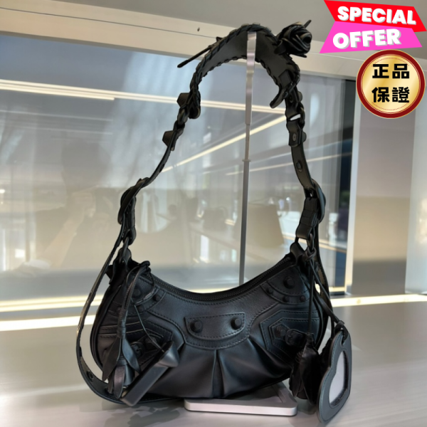 Balenciaga 671309 霧面小羊皮 XS Le Cagole包 消光黑 Balenciaga, Le Cagole, 小羊皮, XS 包, 消光黑, 義大利製造