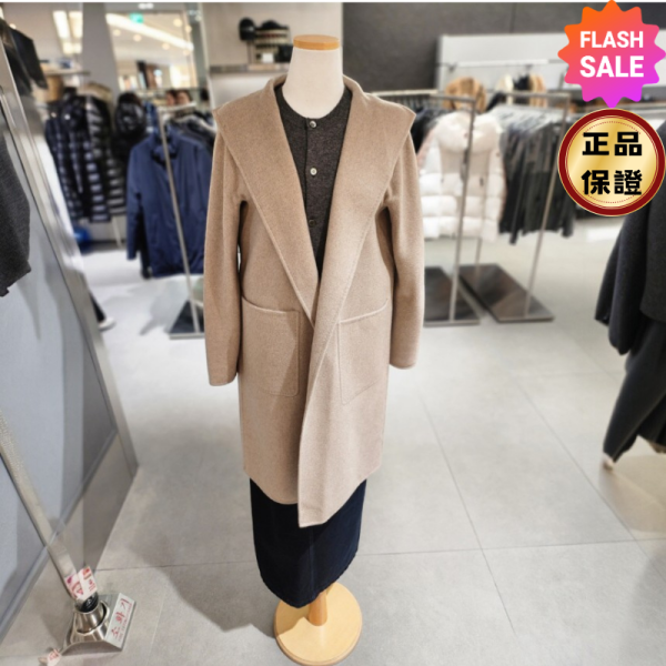 Max Mara 純喀什米爾羊絨和服領 Lilia 大衣  沙色  EU40/42 Max mara 大衣、Lilia、羊絨大衣、榛果棕大衣、卡其米