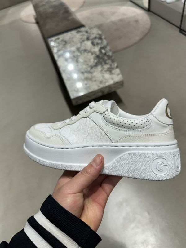 Gucci 700775 女款 GG 厚底小白運動鞋  白色  IT 35/35.5 Gucci 700775 女款 GG 厚底小白運動鞋  白色  IT 35/35.5